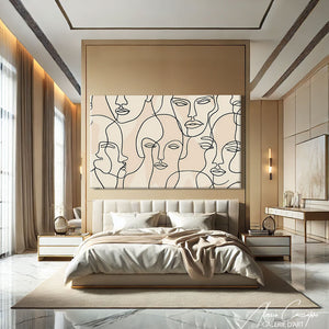 Peinture minimaliste moderne

