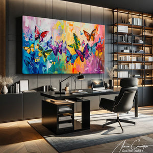 tableau peinture papillon