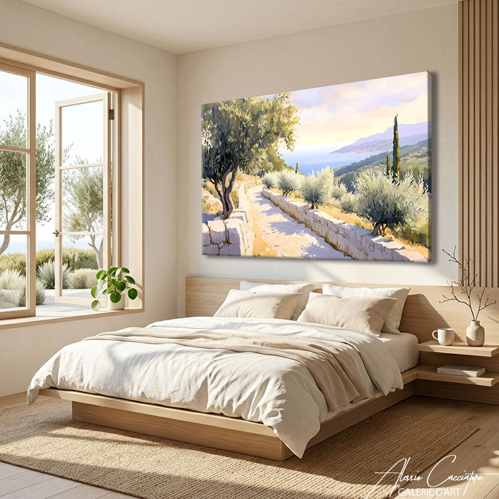 Décoration Murale Paysage Méditerranéen