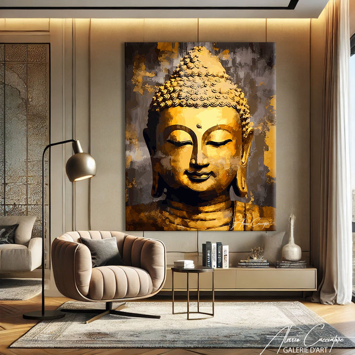 Tableau Ancien Bouddha