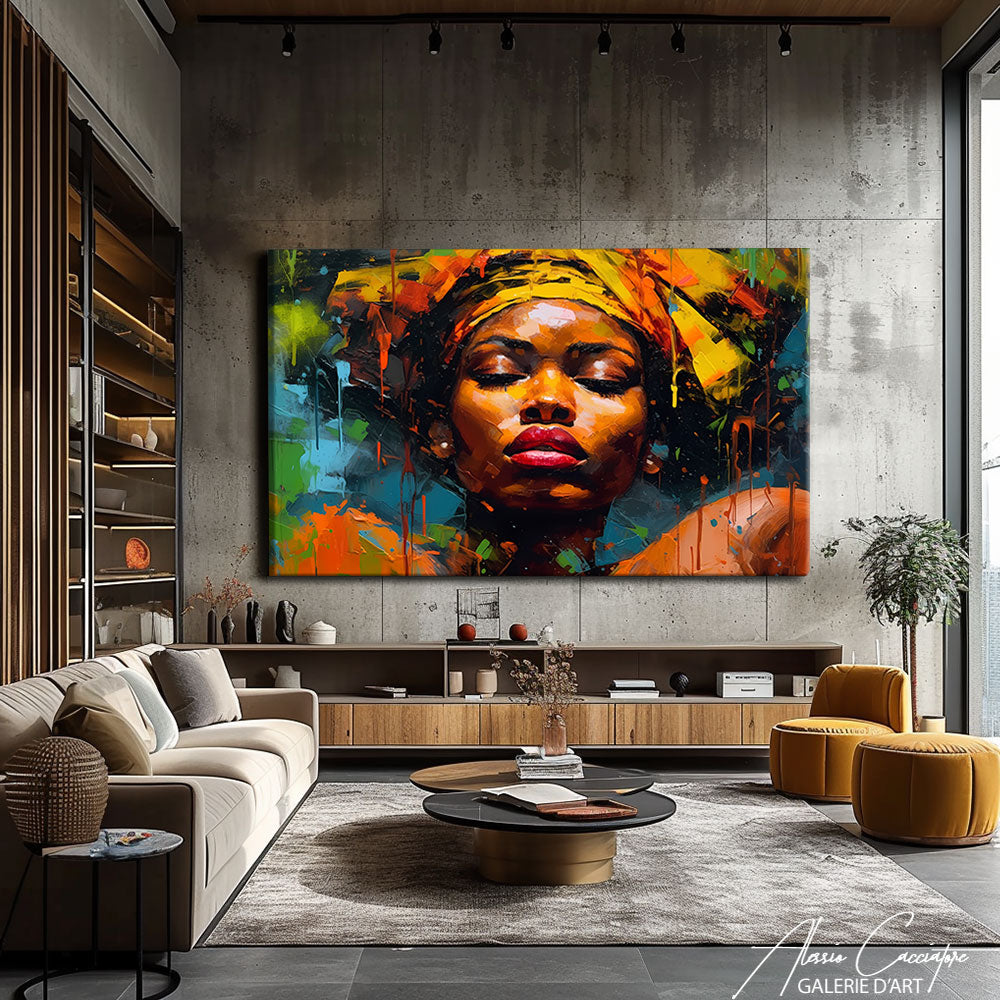 tableau maman africaine