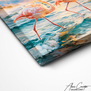 Décoration Murale Flamant Rose Cadre