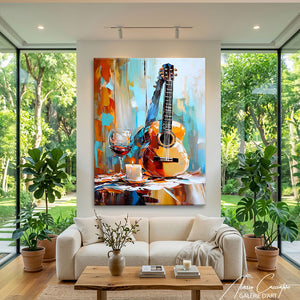 Peinture Guitare