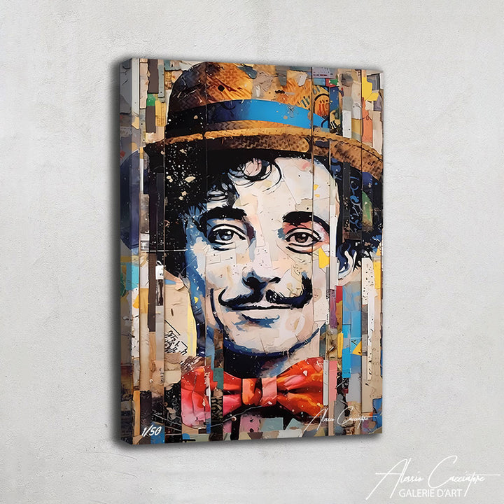 Tableau Street Art Charlie Chaplin