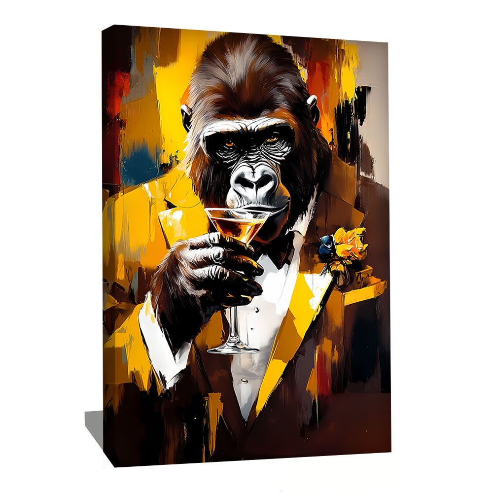 Tableau Singe Gangster