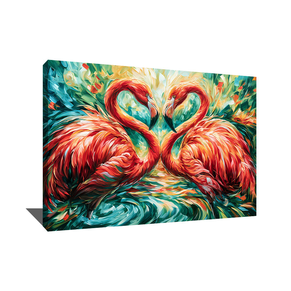 Tableau Flamants Roses