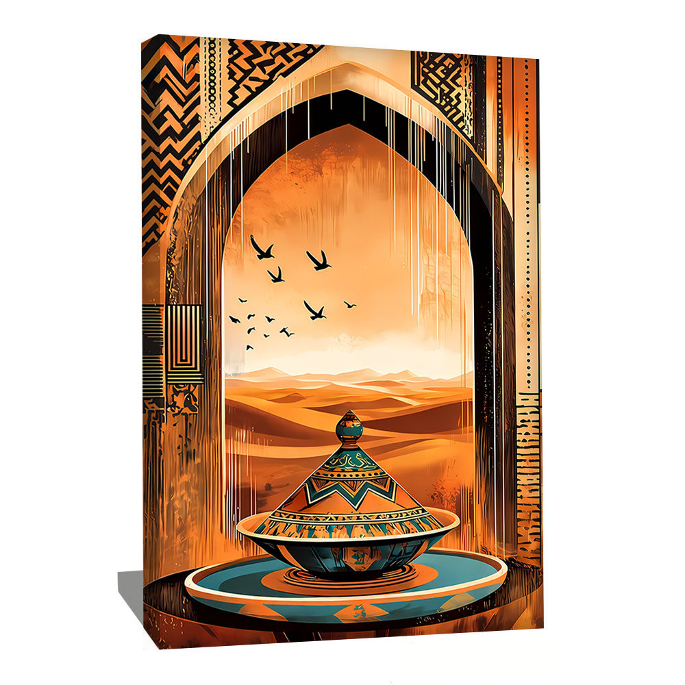 Tableau Toile Terracotta