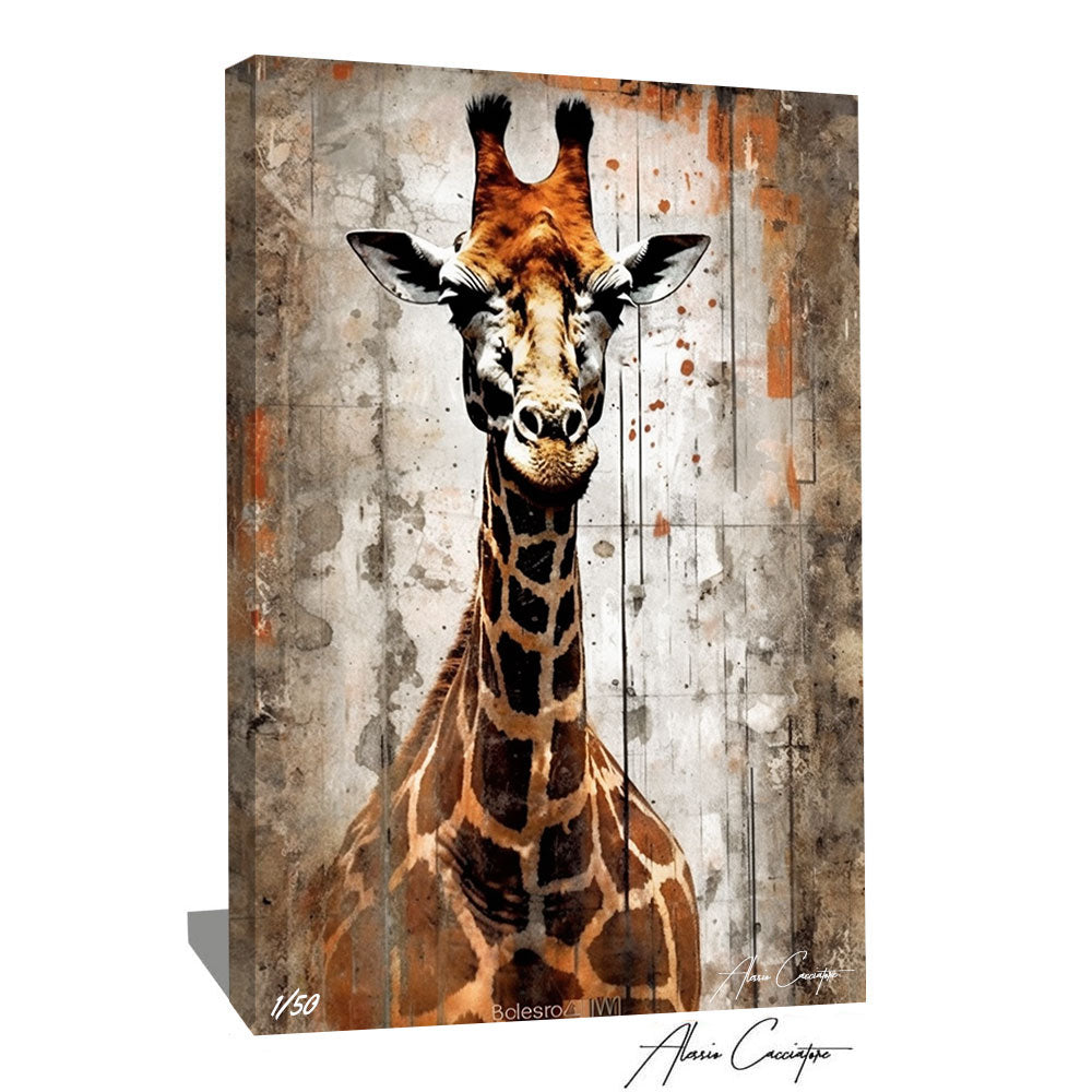 tableau girafe