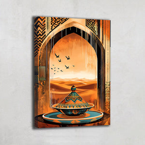 Tableau Toile Terracotta