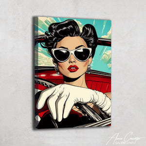 Tableau Pop Art Bleu