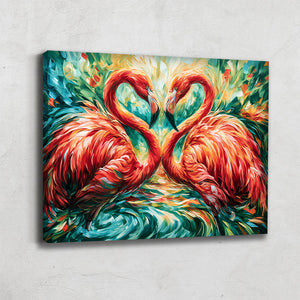 Tableau Flamants Roses