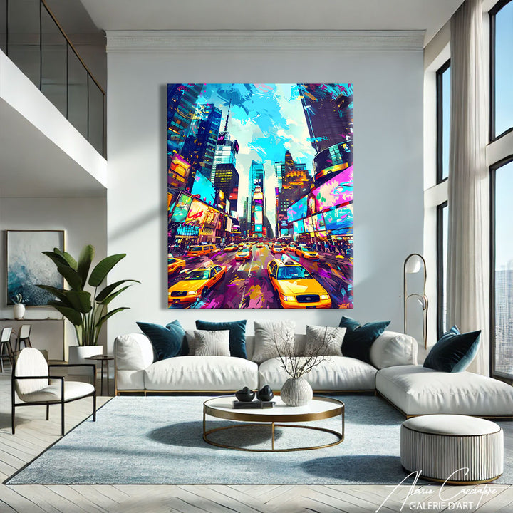 TABLEAU NEW YORK COULEUR