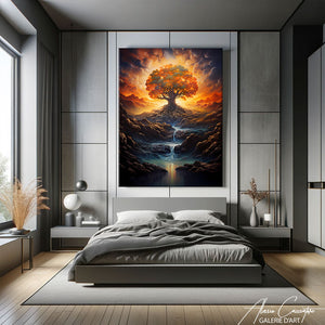 tableau arbre de vie couleur