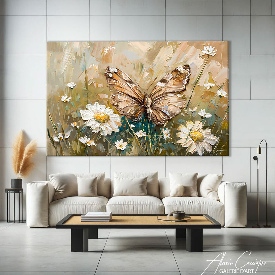 tablau papillon ancien – mise en situation