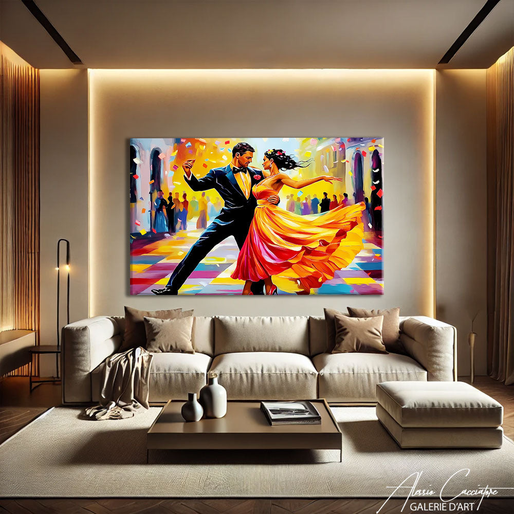 Tableau Couple Danseurs