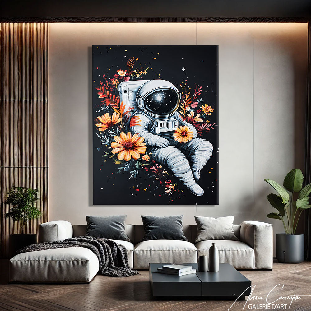 Tableau Fleurs Moderne
