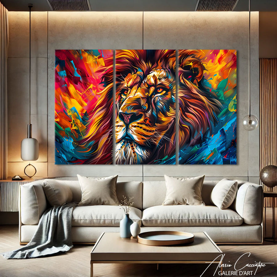 Grand Tableau Triptyque – mise en situation