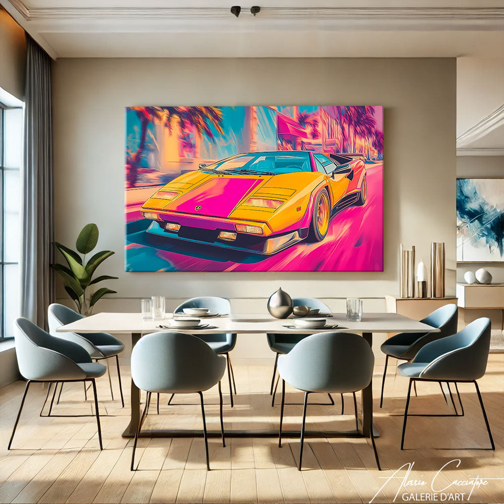 Tableau Lamborghini Aventador
