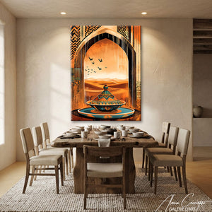 Affiche Toile Terracotta