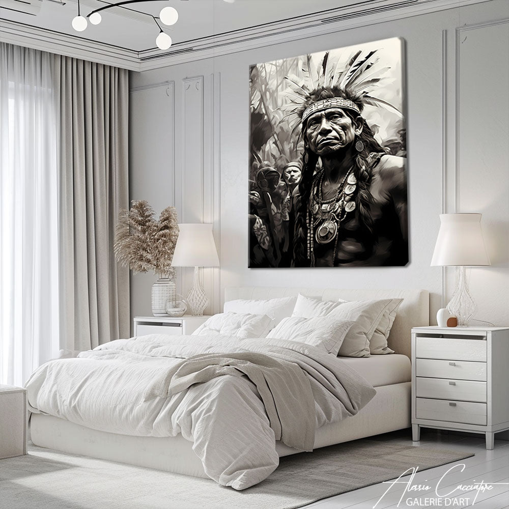 tableau indien peinture