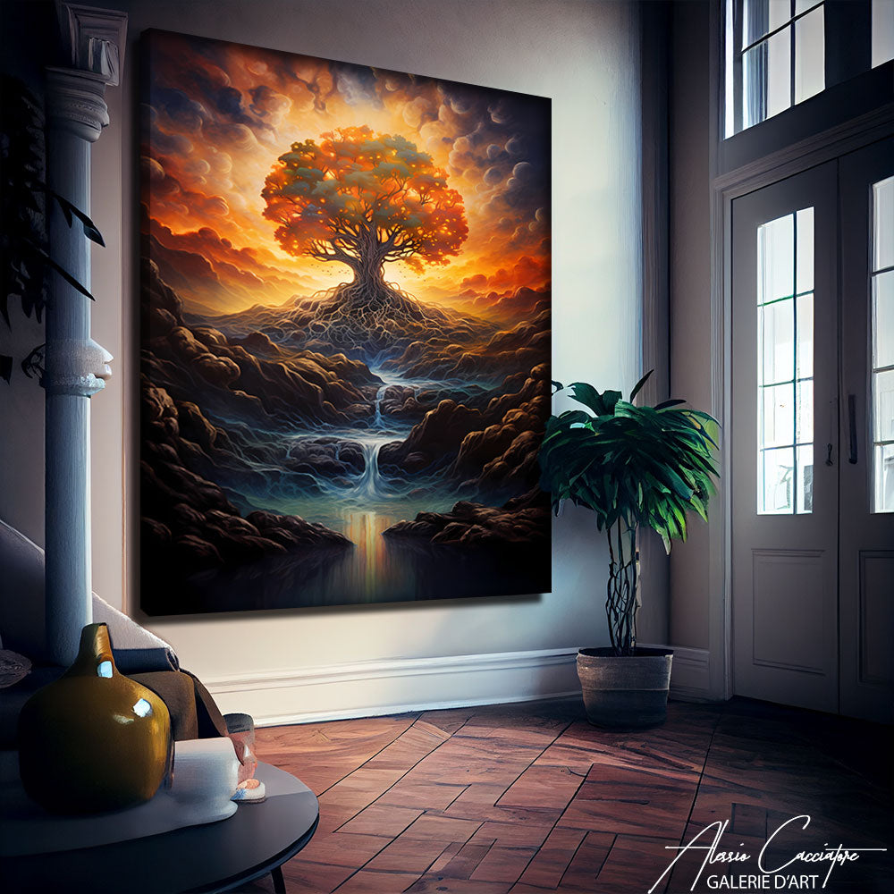 grand tableau arbre de vie
