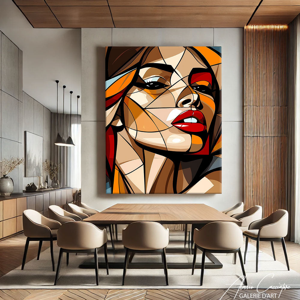 Peinture Cubique Moderne
