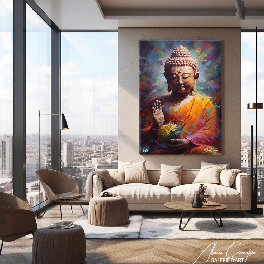 tableau bouddha zen