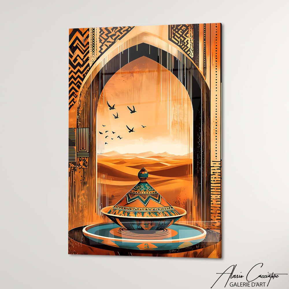 Cadre Toile Terracotta
