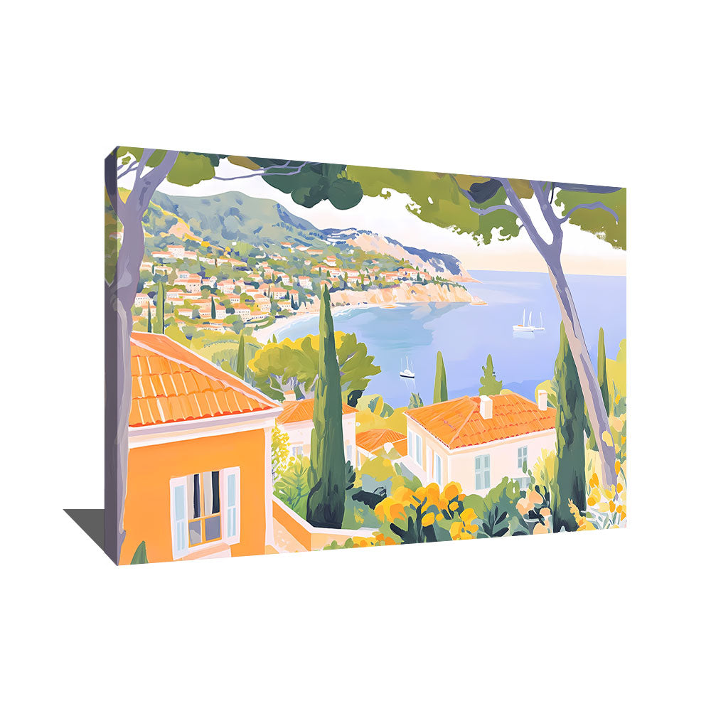 Paysage Méditerranéen Peinture