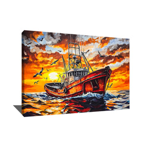 TABLEAU BATEAU DE PÊCHE