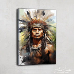Tableau Poster Amérindien