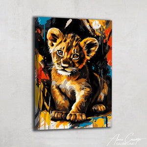 Peinture Lionceau