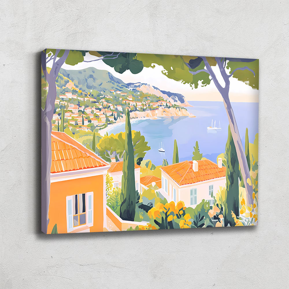 Paysage Méditerranéen Peinture