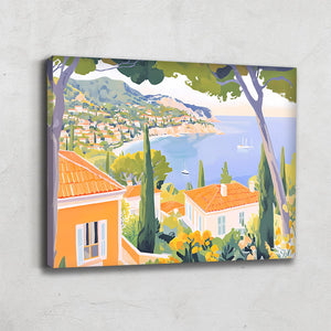Paysage Méditerranéen Peinture