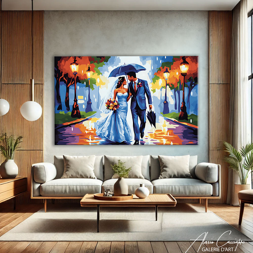 Peinture Couple d’Amoureux
