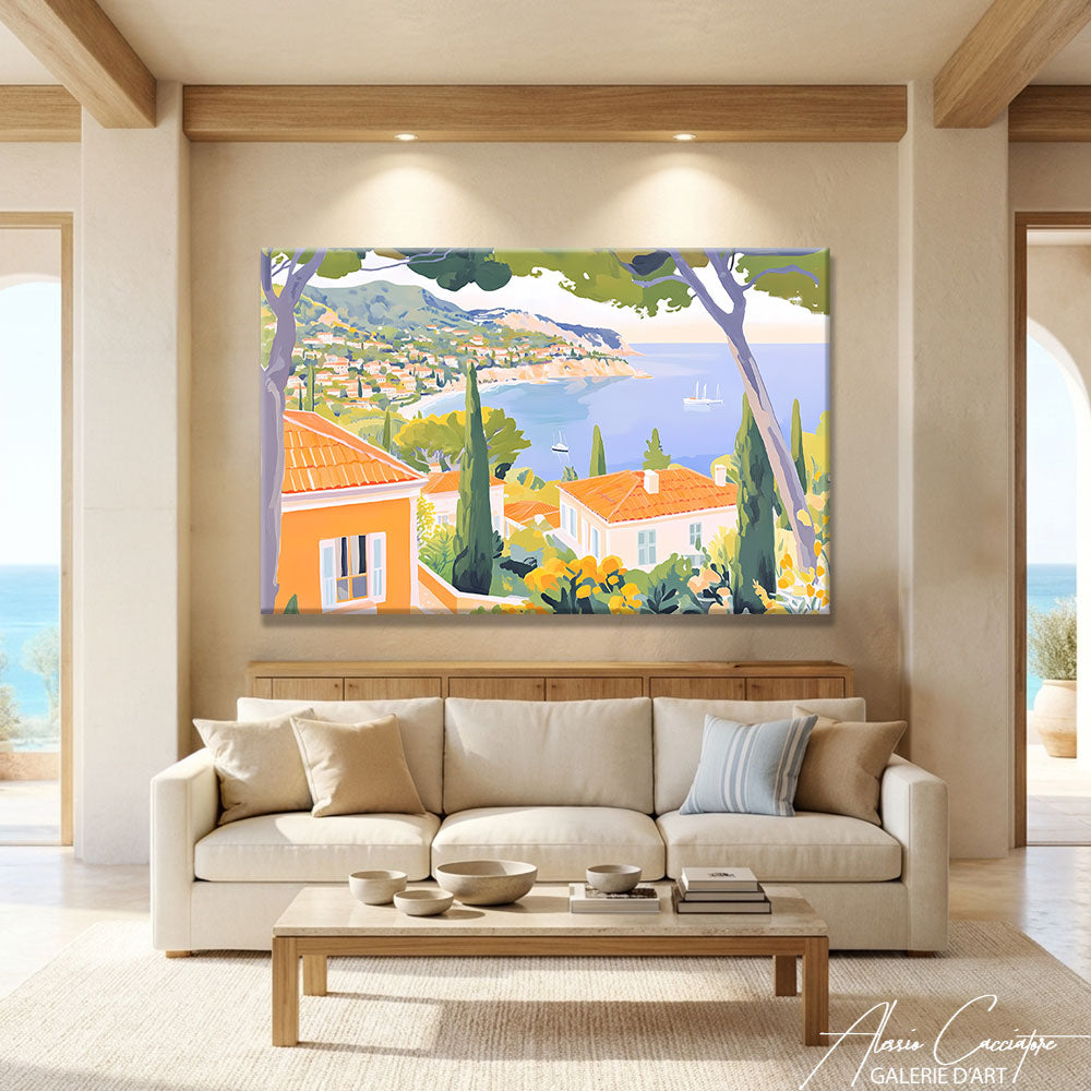 Peinture Paysage Méditerranéen Peinture