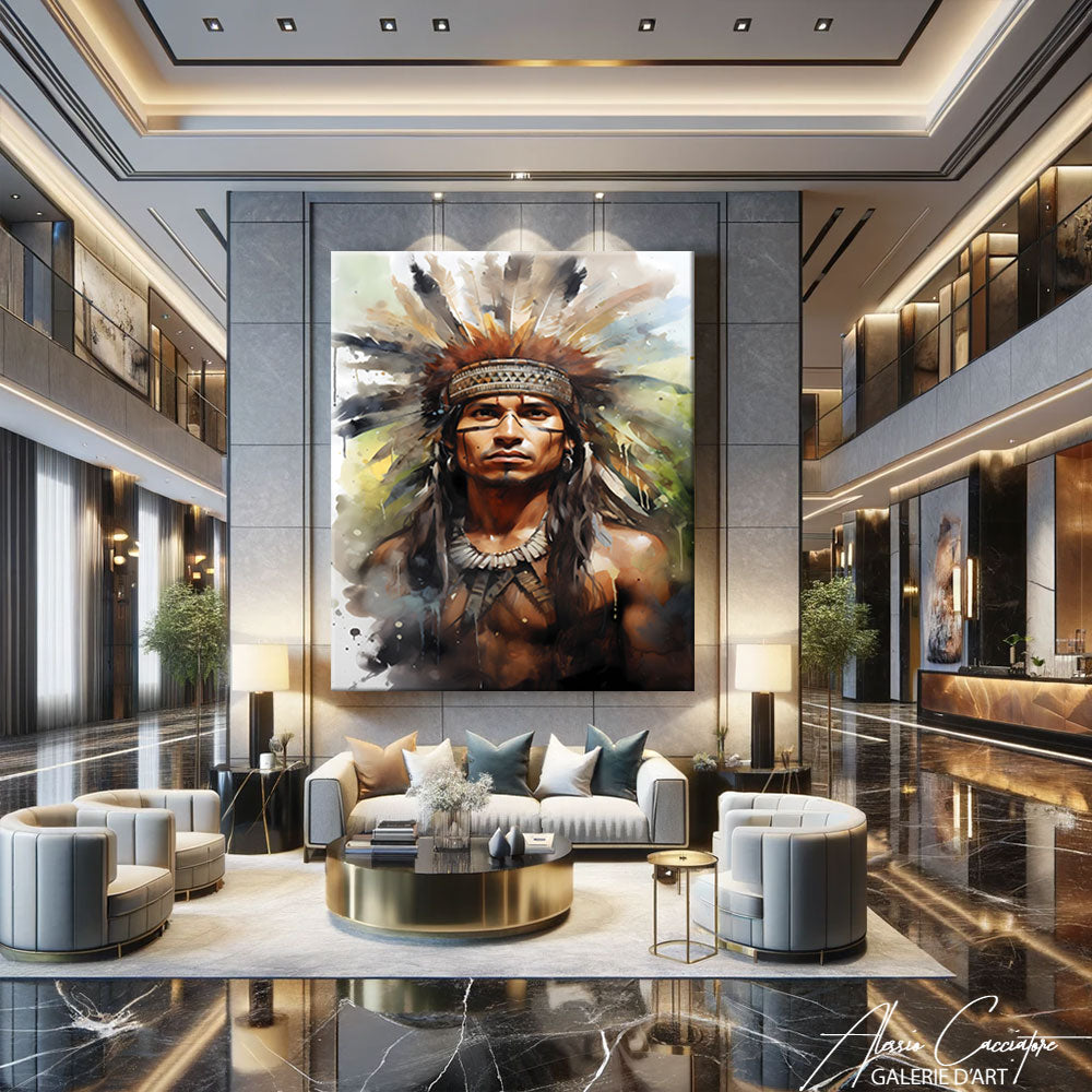Tableau Poster Amérindien