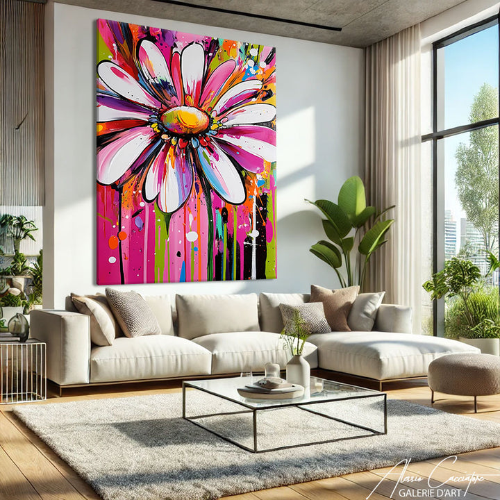 Tableau Fleurs Moderne
