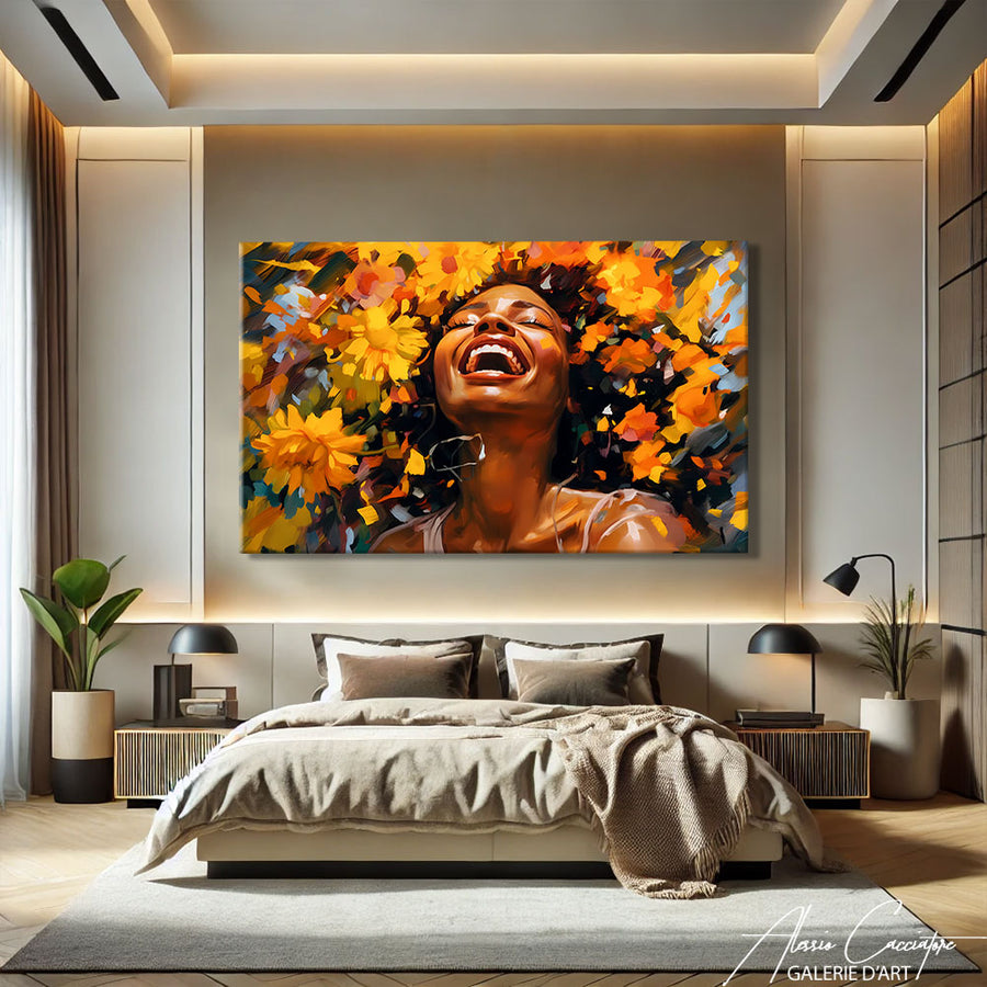 Tableau Moderne Africaine – mise en situation