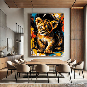 Tableau Lionceau Moderne