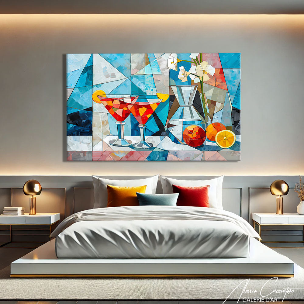 TABLEAU COLORÉ BAR
