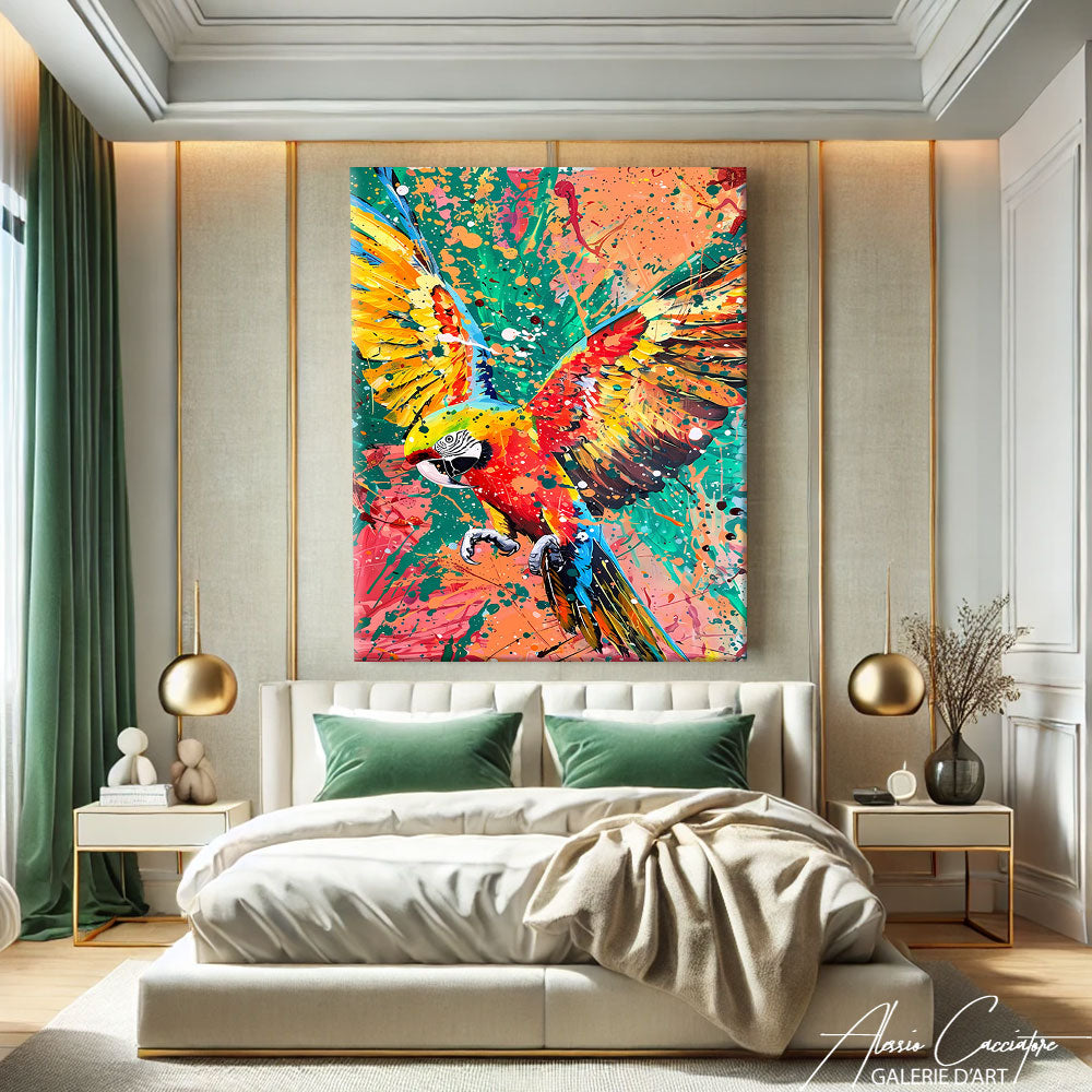 Tableau Peinture Oiseau