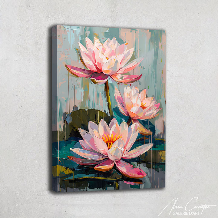 Tableau zen rose