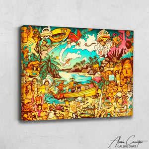 tableau graffiti street art