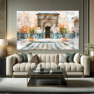 Tableau paysage oriental