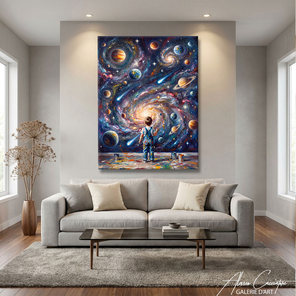 Peinture Galaxie