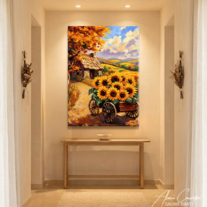Affiche Avec Des Tournesols