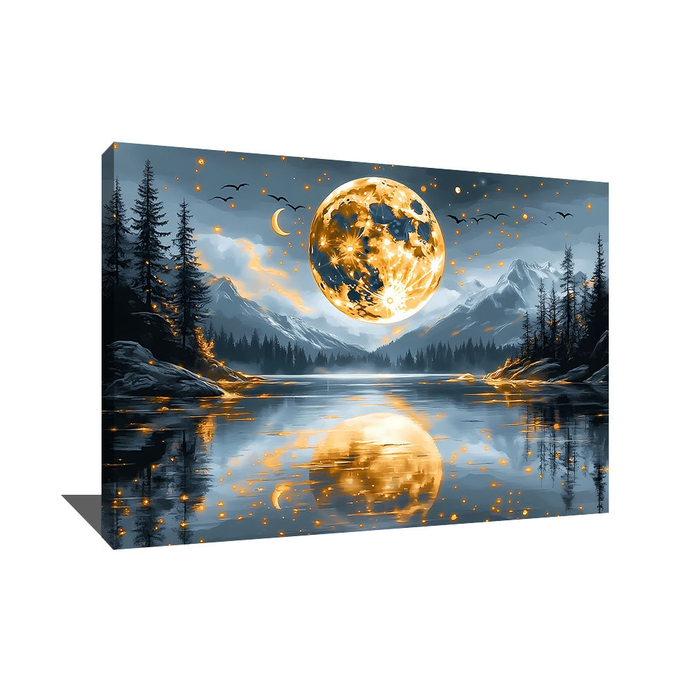 TABLEAU AVEC LUNE