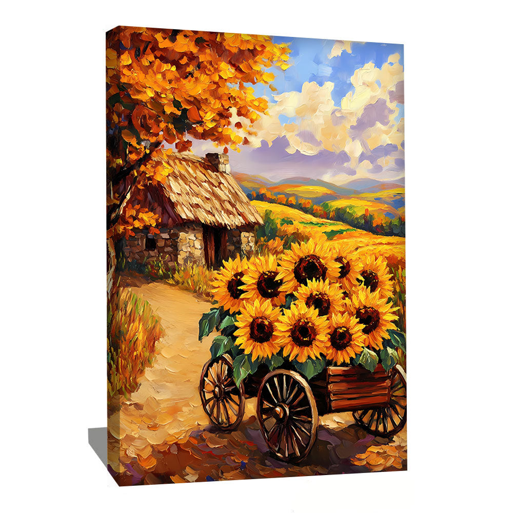 Tableau Avec Des Tournesols