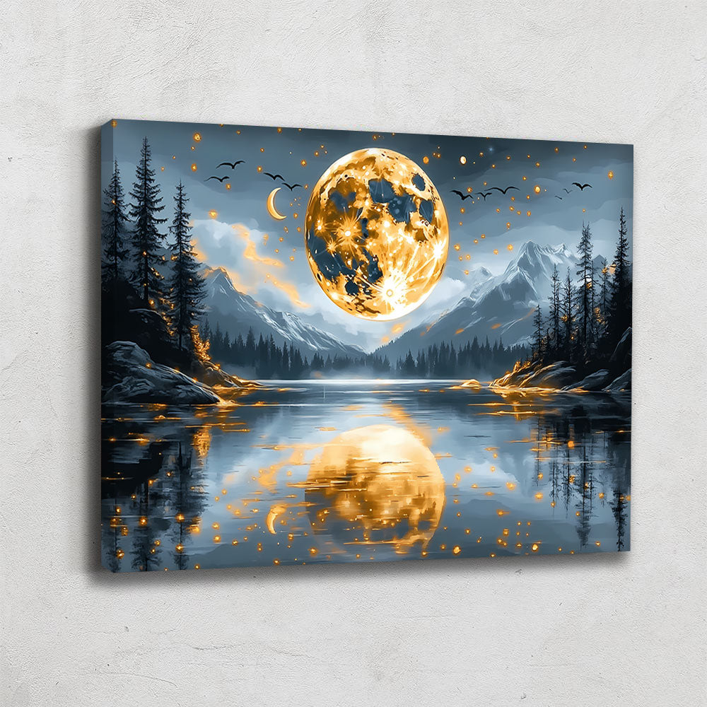 TABLEAU AVEC LUNE